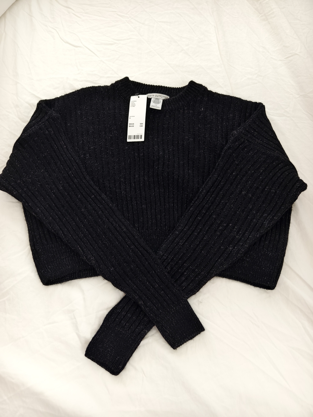 Urban Outfitters Cropped Black Sweater